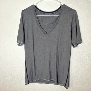 Lululemon Love Tee Womens Navy White Stripe